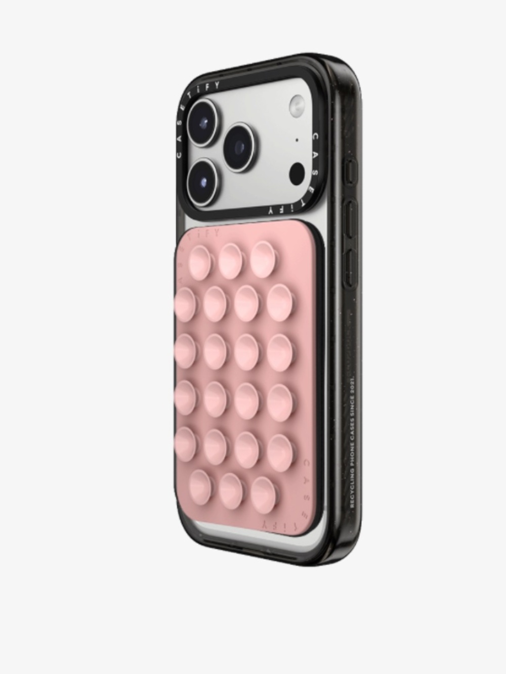 CASETiFY -Snap & Stick Cardholder Stand - Primrose Pink